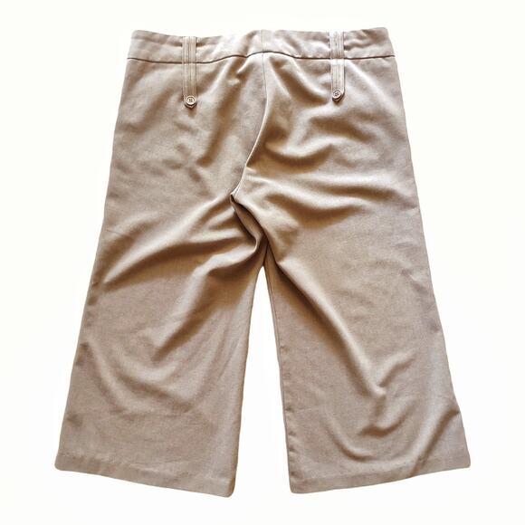 WINDSOR Camel Tan Walking Pants Culottes Size 9 Career Stylish Academia Low Rise - Picture 2 of 8